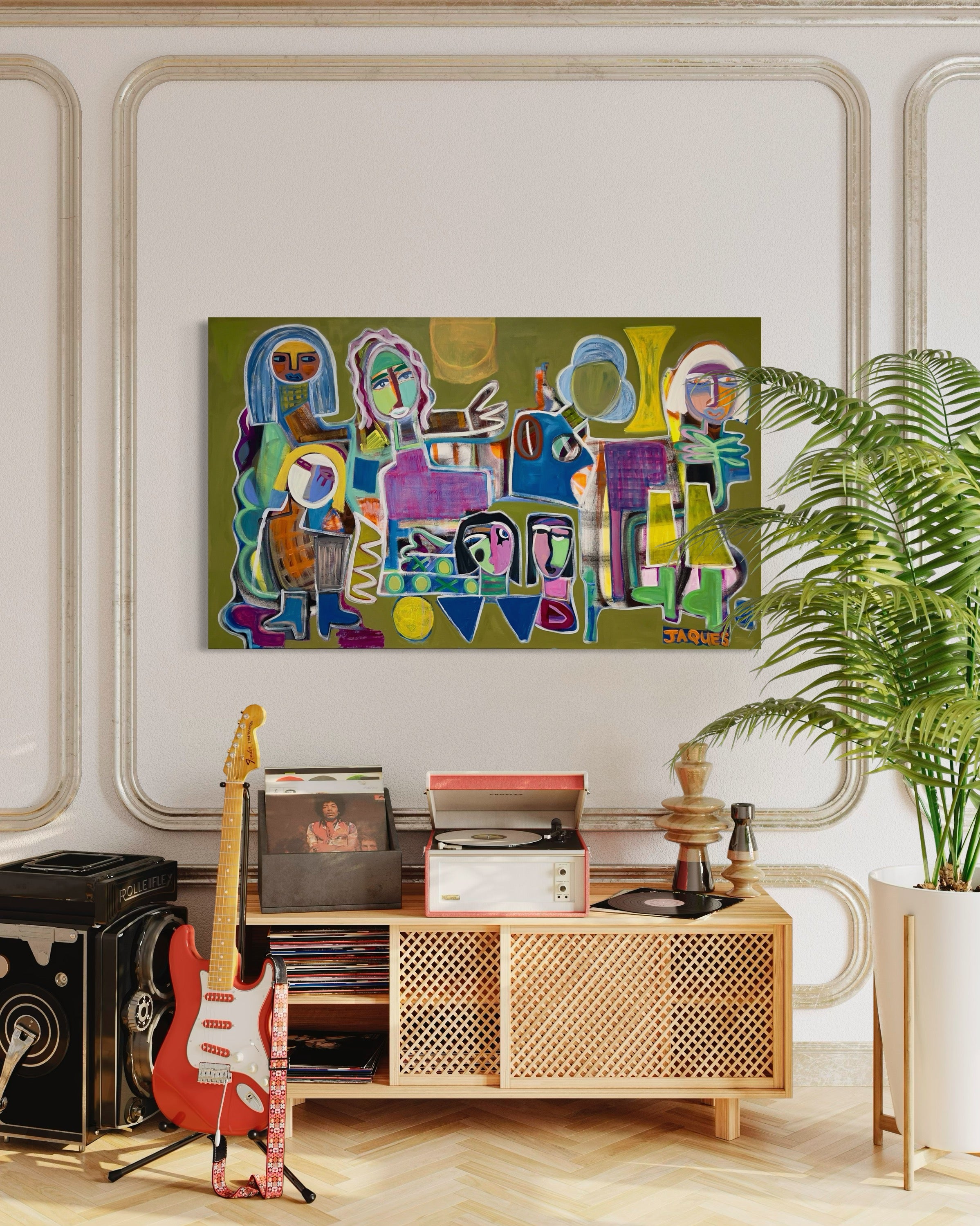 Party Starts at Midnight 36x60