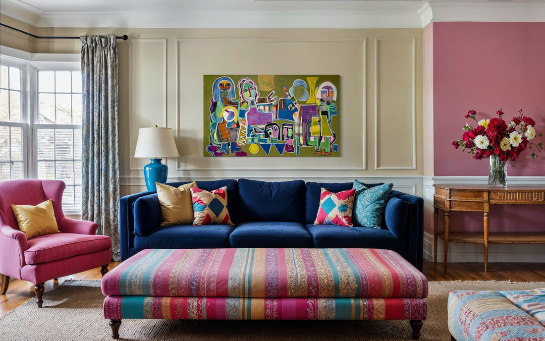 Party Starts at Midnight 36x60