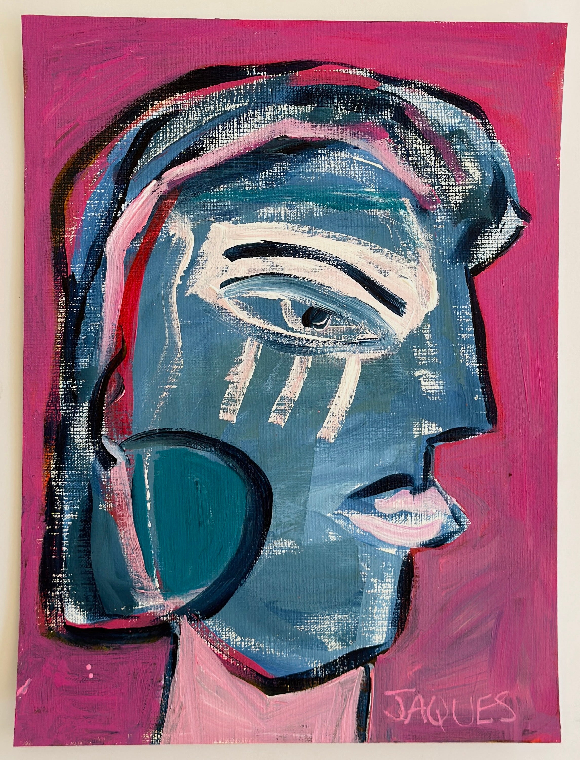 The One With The Roman Face 9x12