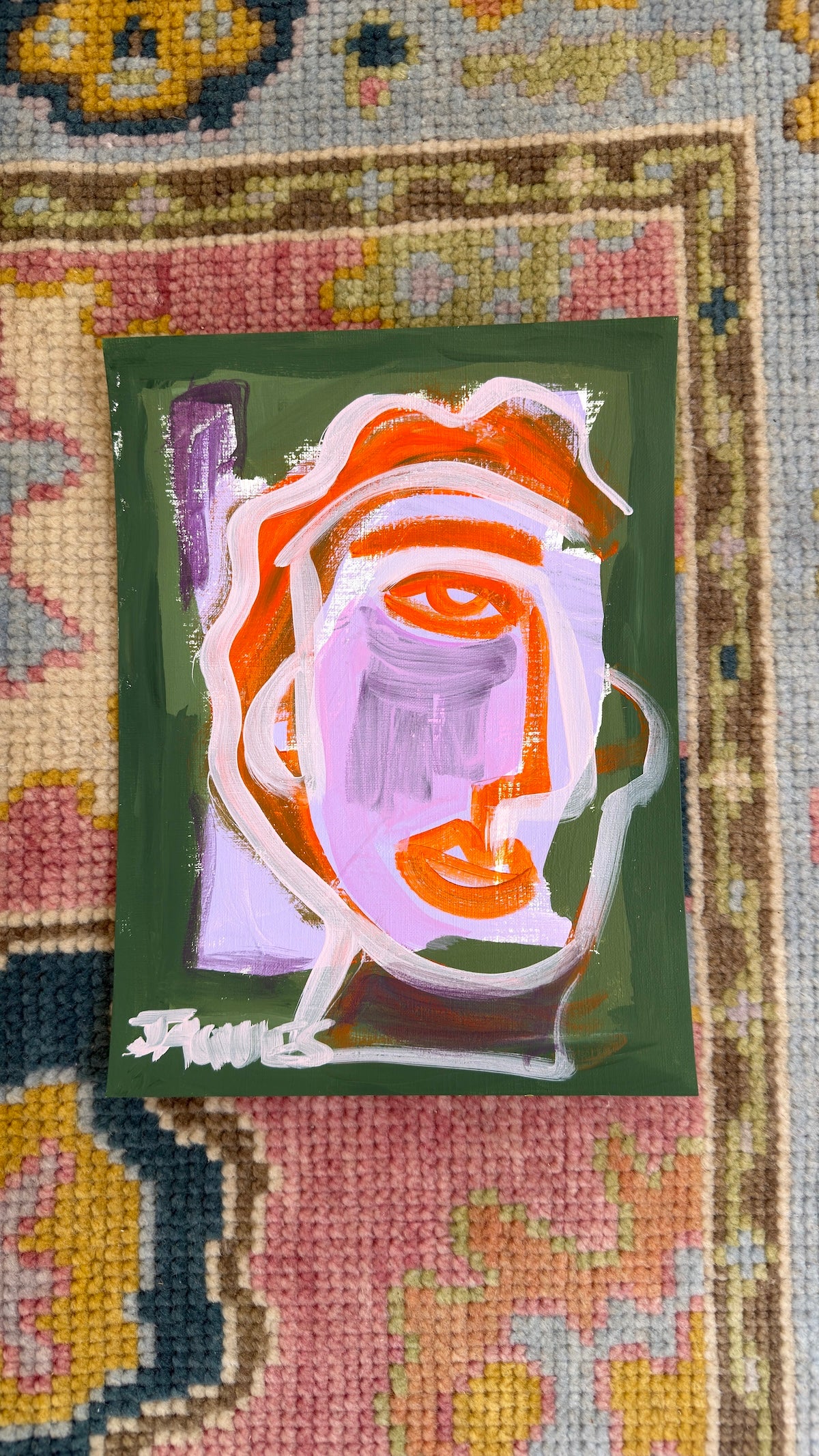 The One with the Fiery Orange Hair 9x12