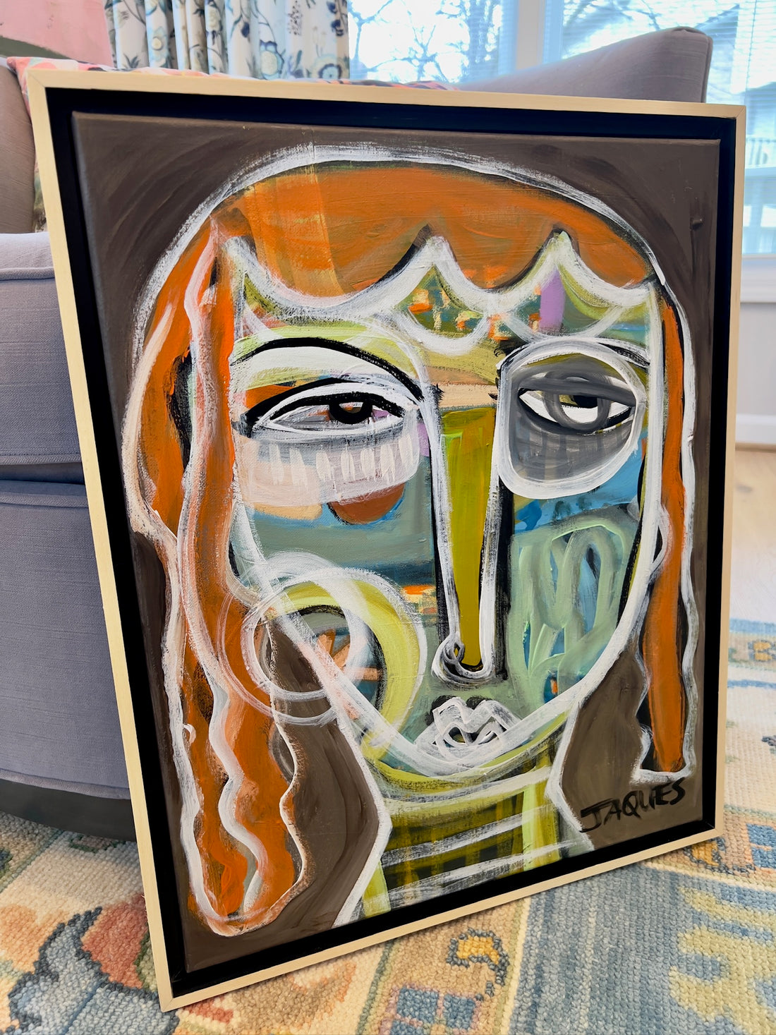 Reba 17.5x17.5 (Framed)