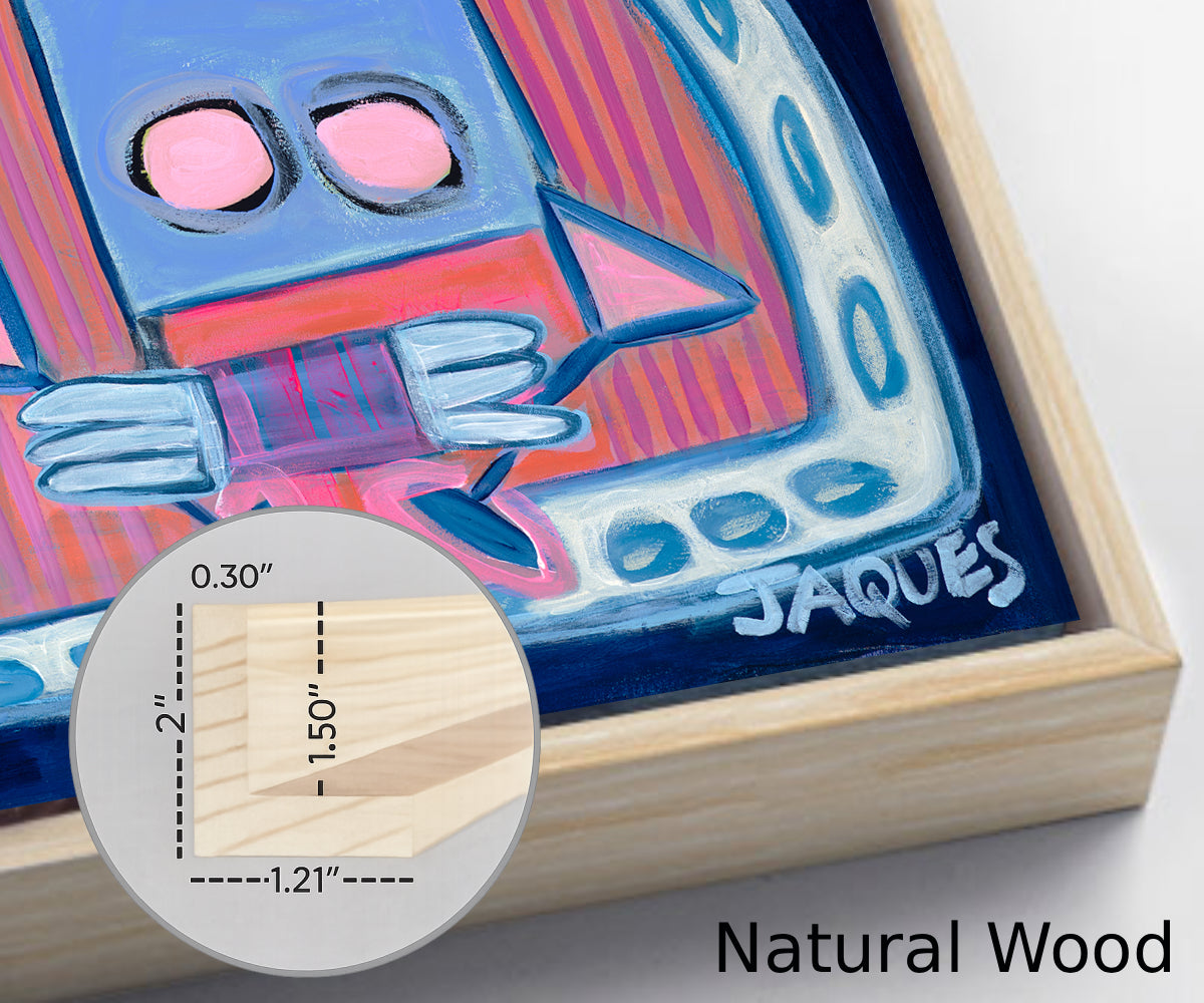Sawyer (Framed Canvas Print)
