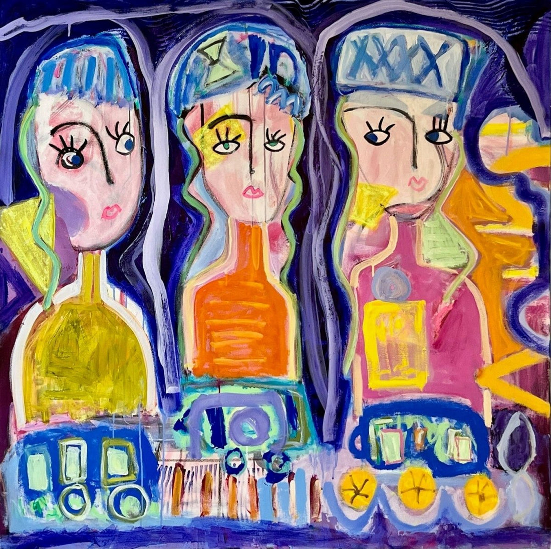 Gossip Girls 48x48Aleea Jaques