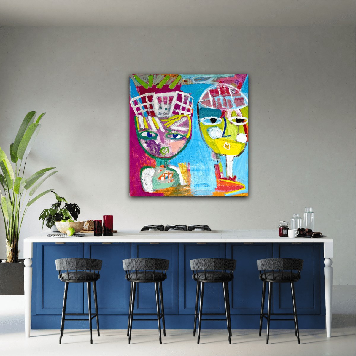 Lucy and Ethel 36x36SoldAleea Jaques