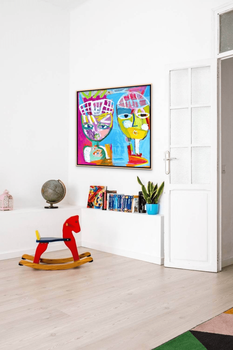 Lucy and Ethel 36x36SoldAleea Jaques