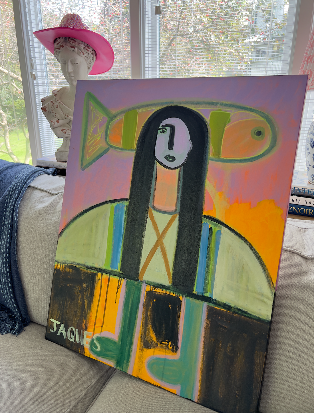 Henrietta and her Headfish 24x30