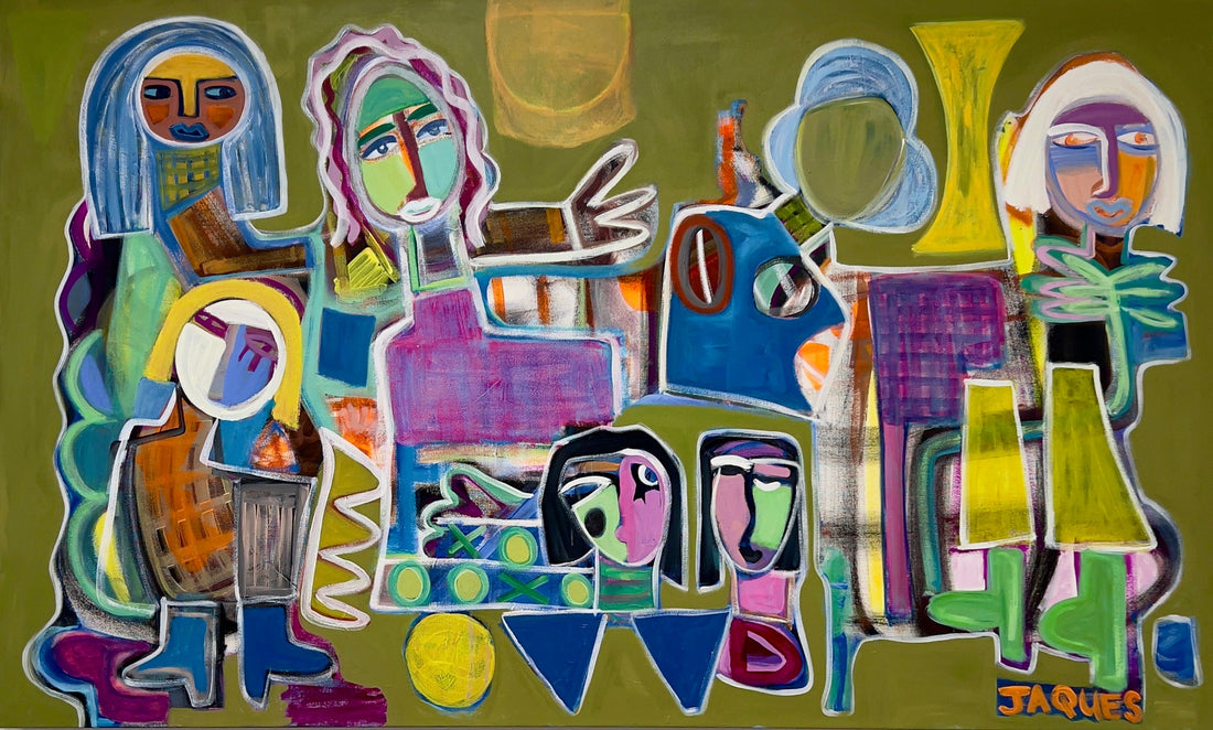 Party Starts at Midnight 36x60