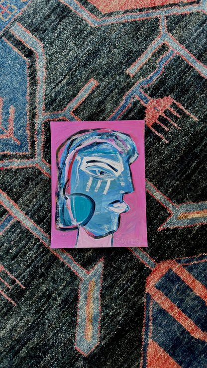 The One With The Roman Face 9x12