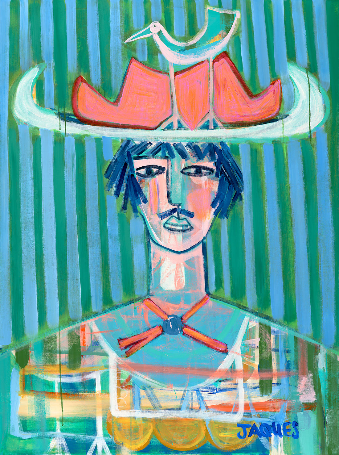 Johnny - Framed Canvas Print