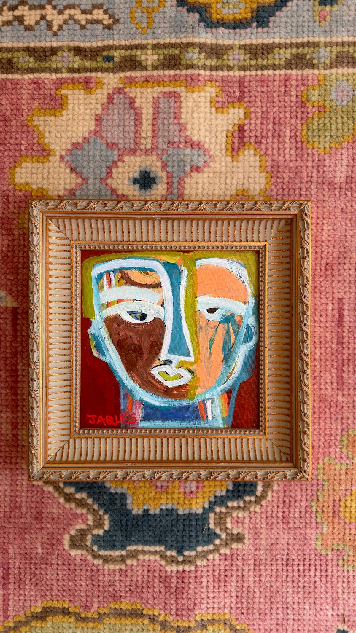 Lucy in the Crimson Sky  11.5x11.5 (Framed)