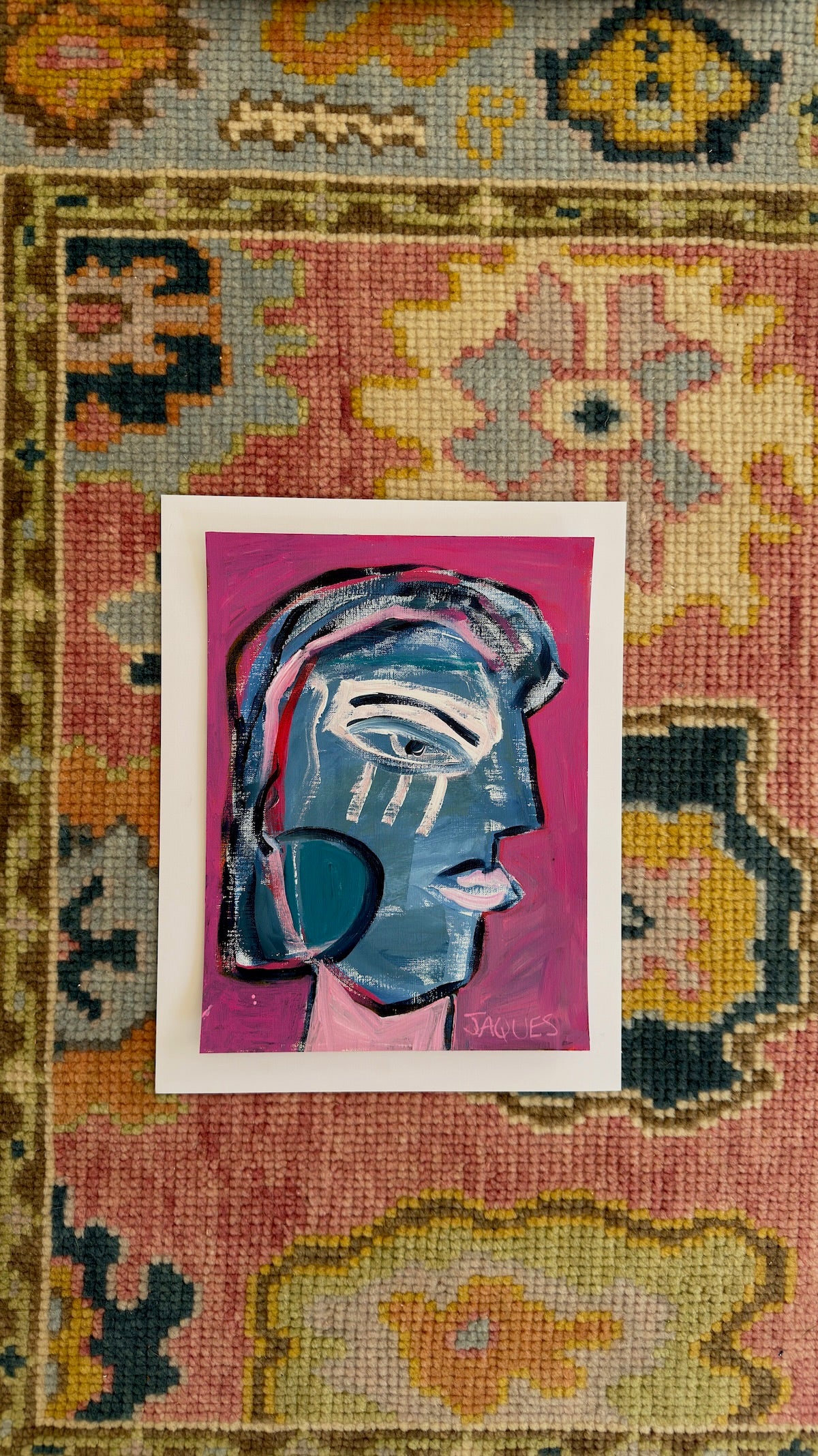 The One With The Roman Face 9x12