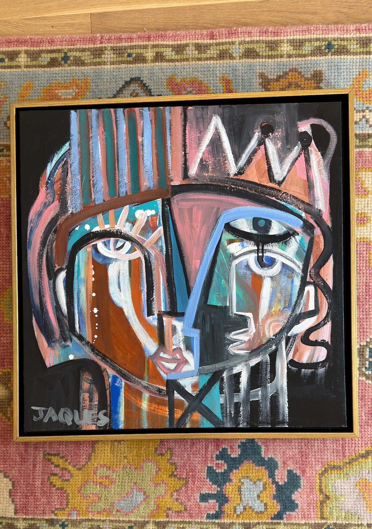 King of Spades 26x26 (Framed)