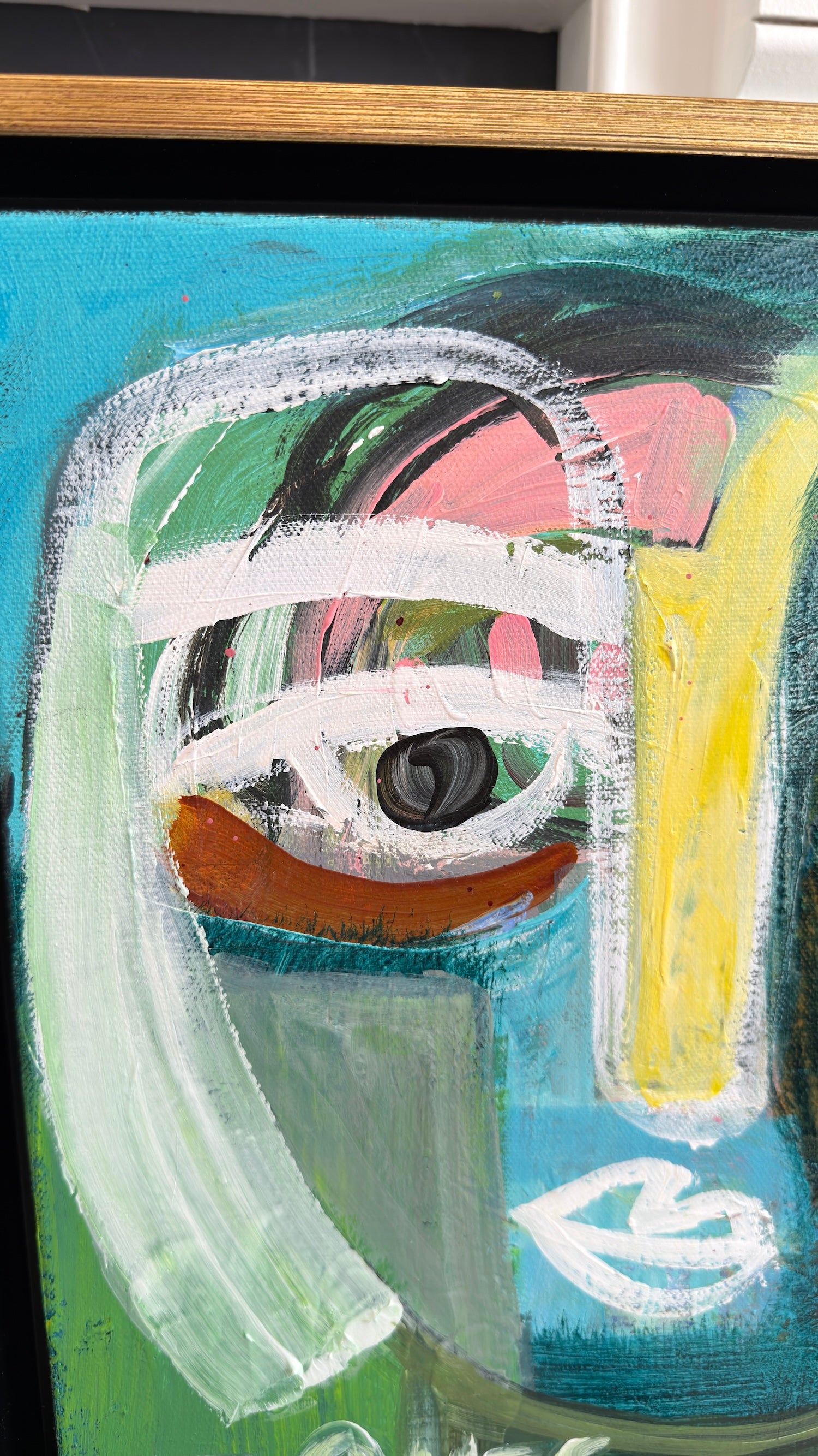 Yellow Nose 14x14 (Framed)