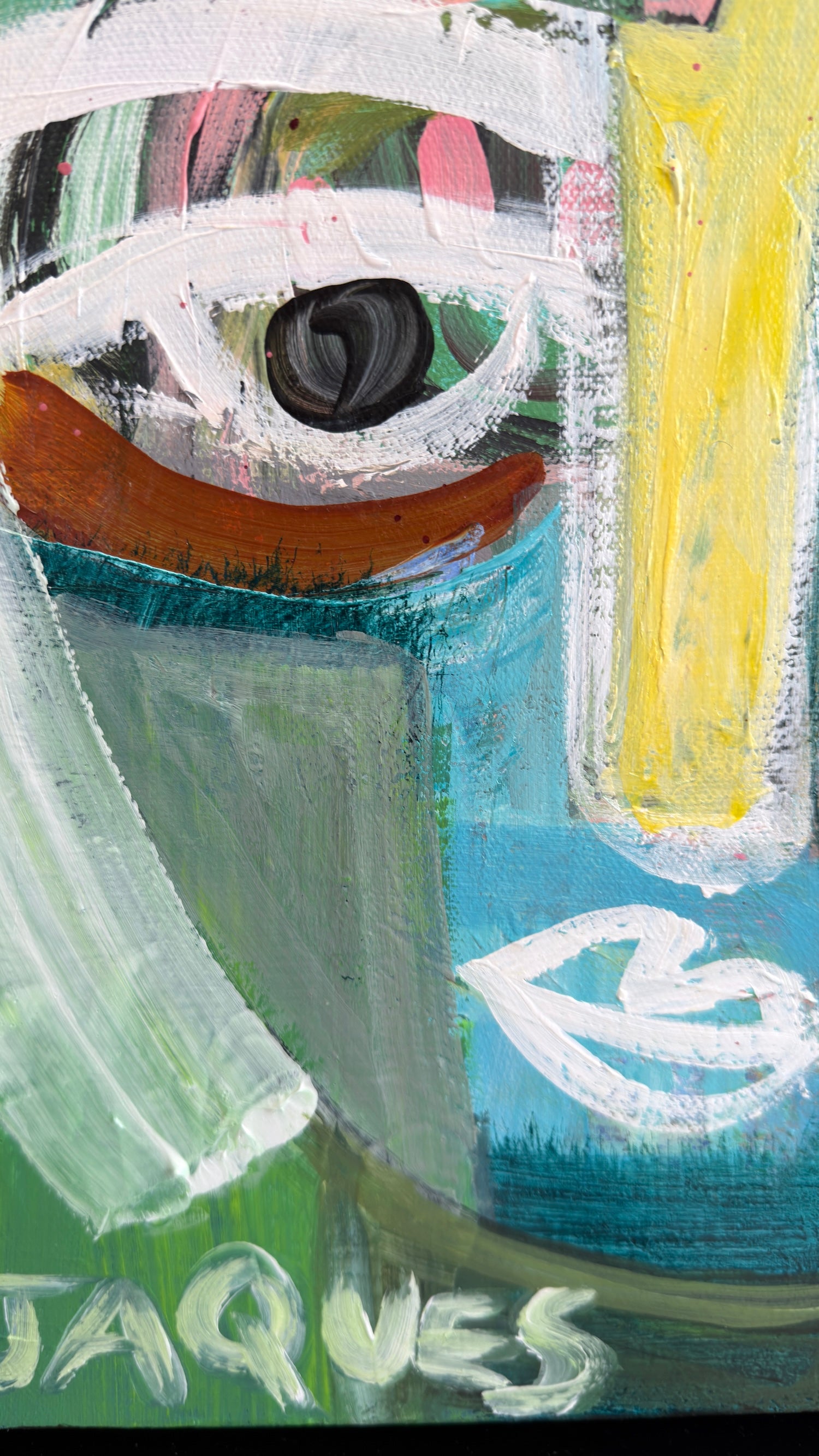 Yellow Nose 14x14 (Framed)