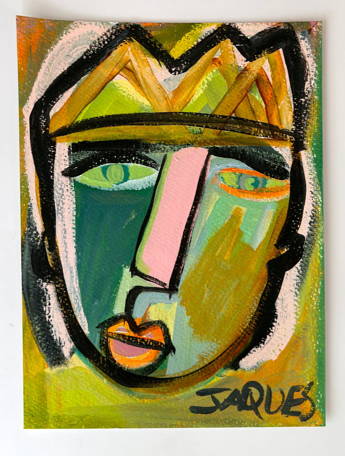 The One With The Golden Crown 9x12