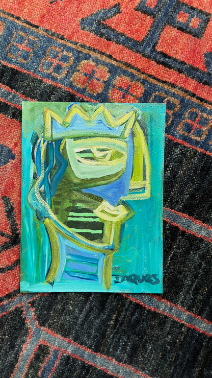 The One With The Fat Green Nose 9x12
