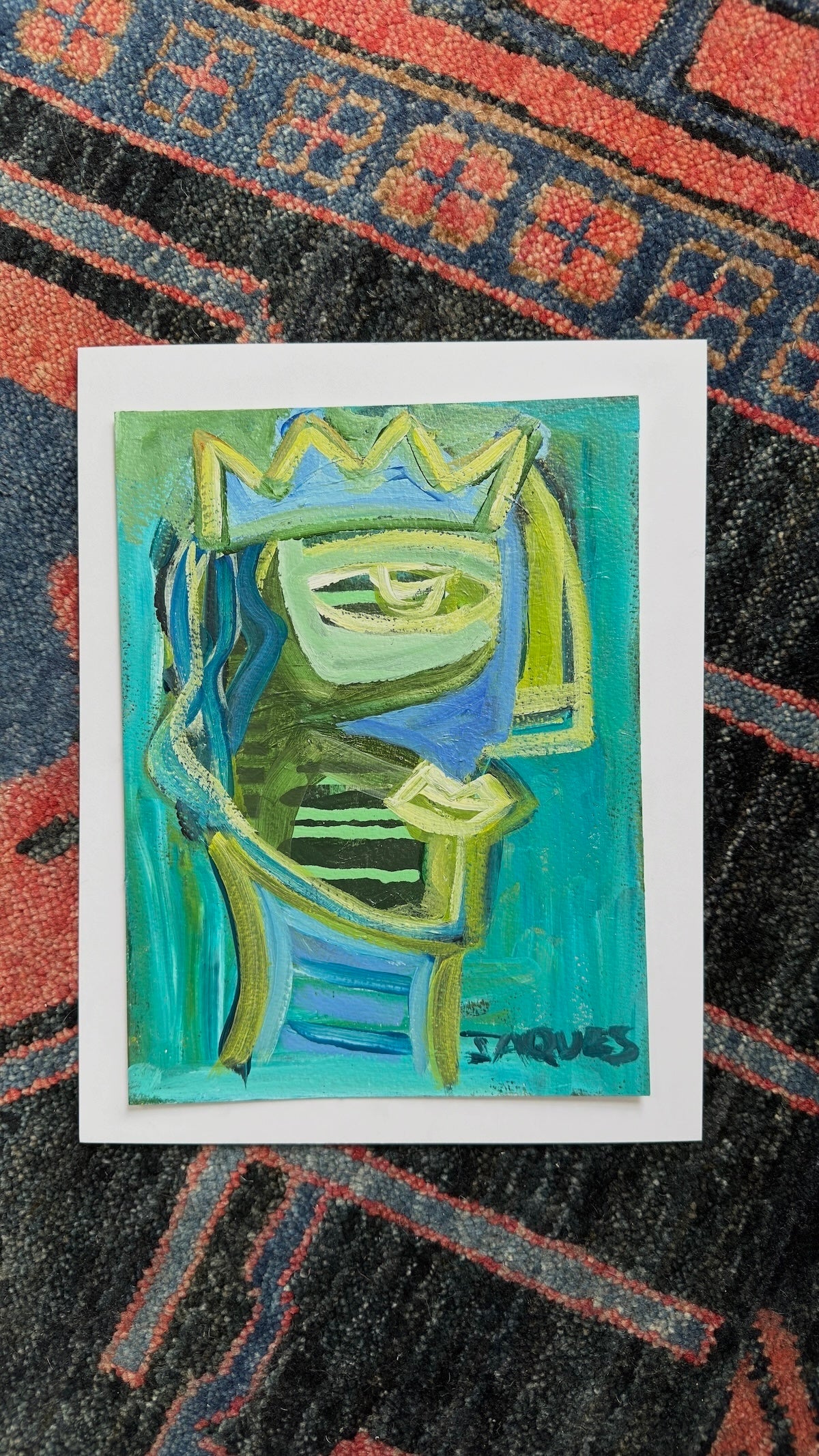 The One With The Fat Green Nose 9x12