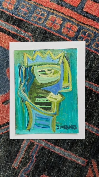 The One With The Fat Green Nose 9x12