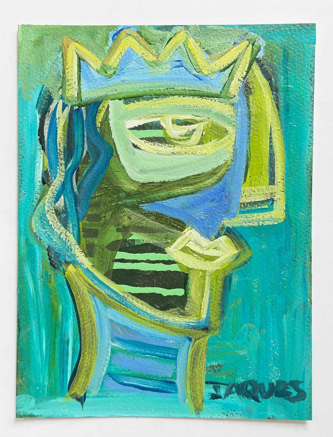 The One With The Fat Green Nose 9x12