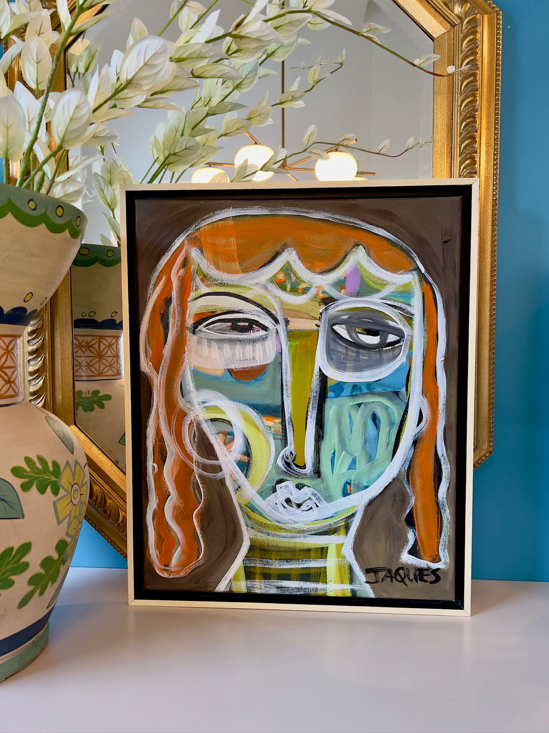 Reba 17.5x17.5 (Framed)