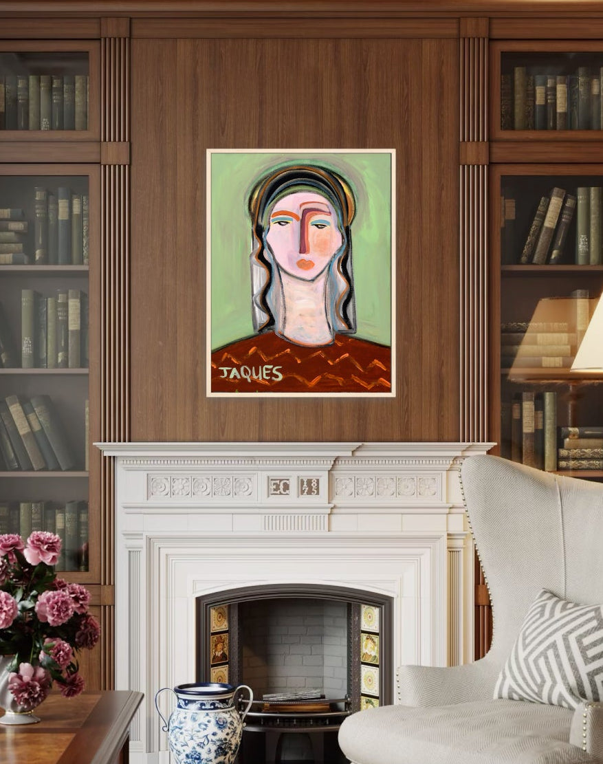 Priscilla - Framed Canvas Print