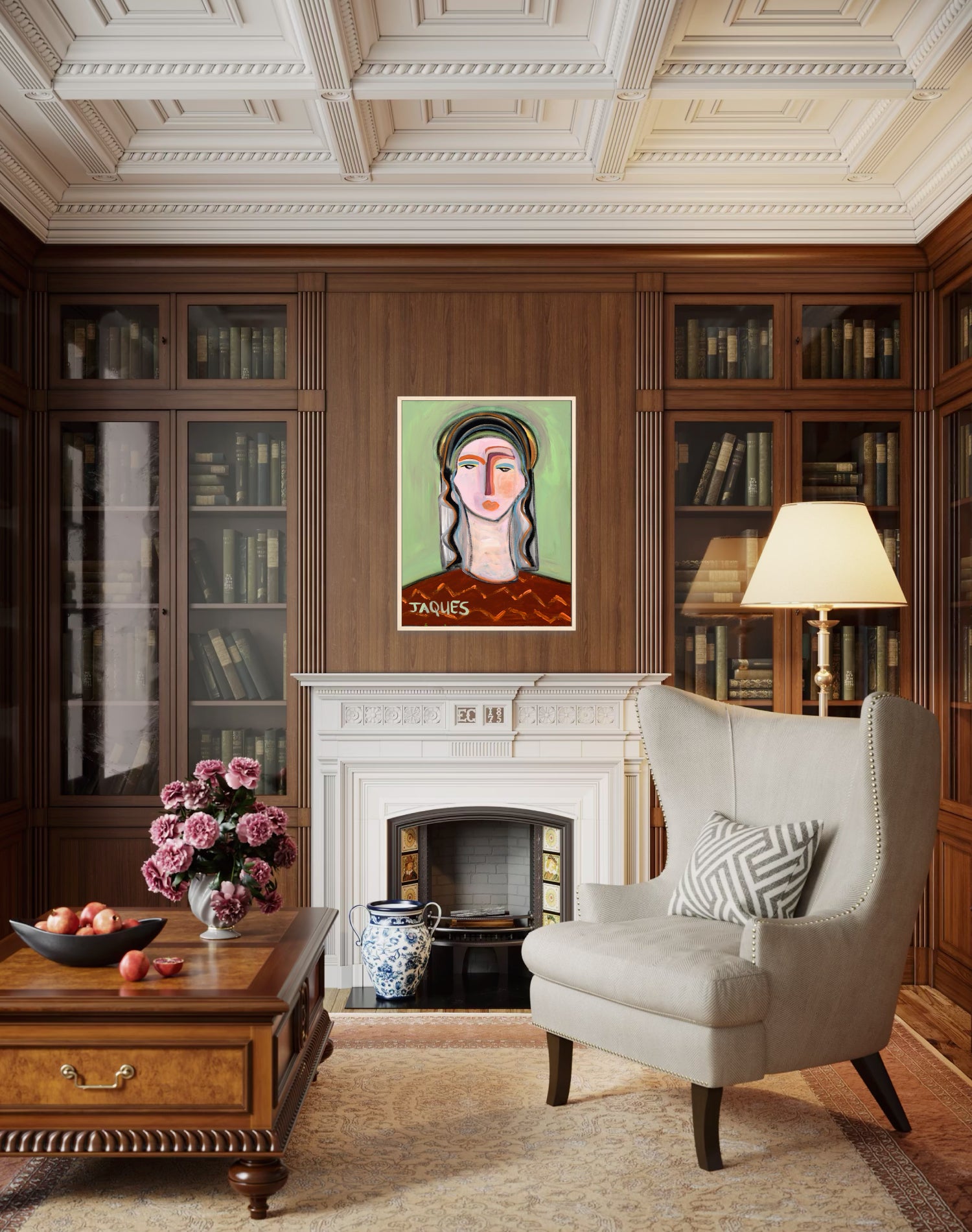 Priscilla - Framed Canvas Print