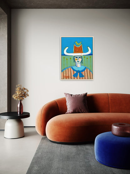 Field of Dreams - Framed Canvas Print