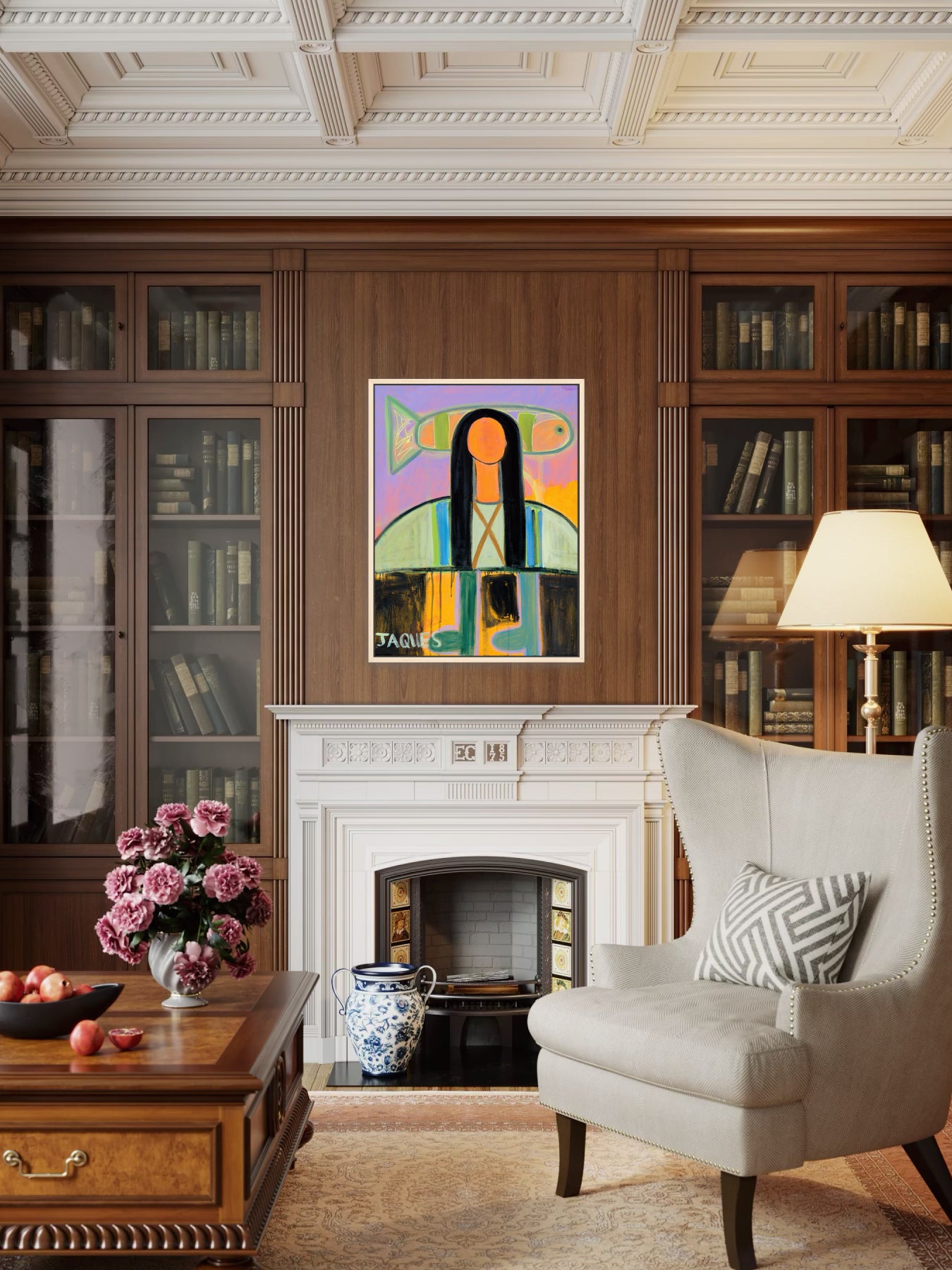 Tallulah - Framed Canvas Print