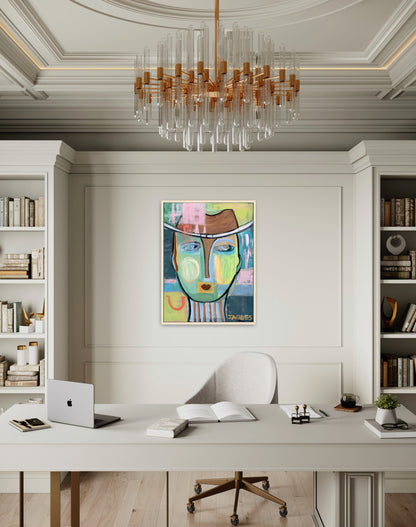 Wyoming - Framed Canvas Print