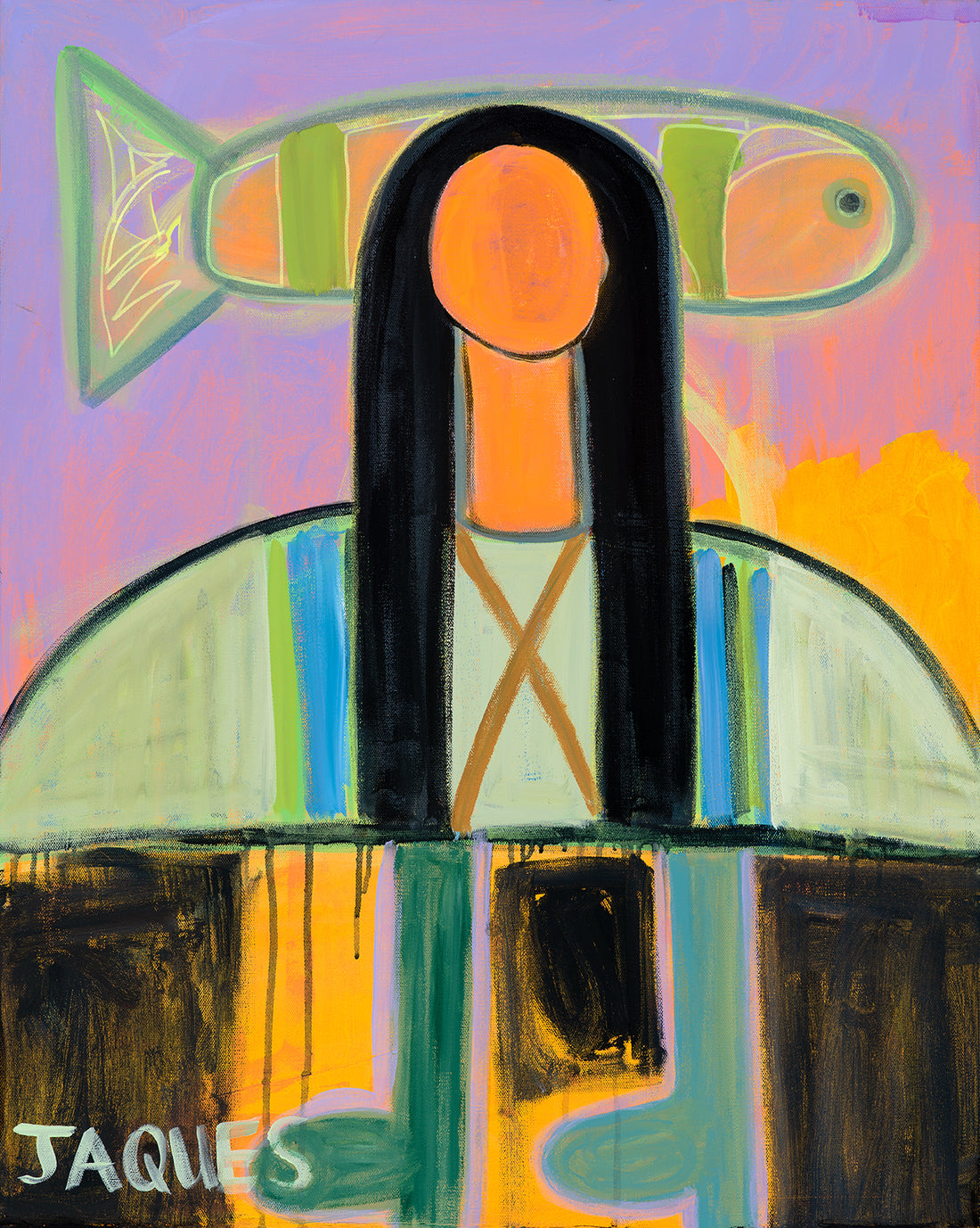 Tallulah - Framed Canvas Print