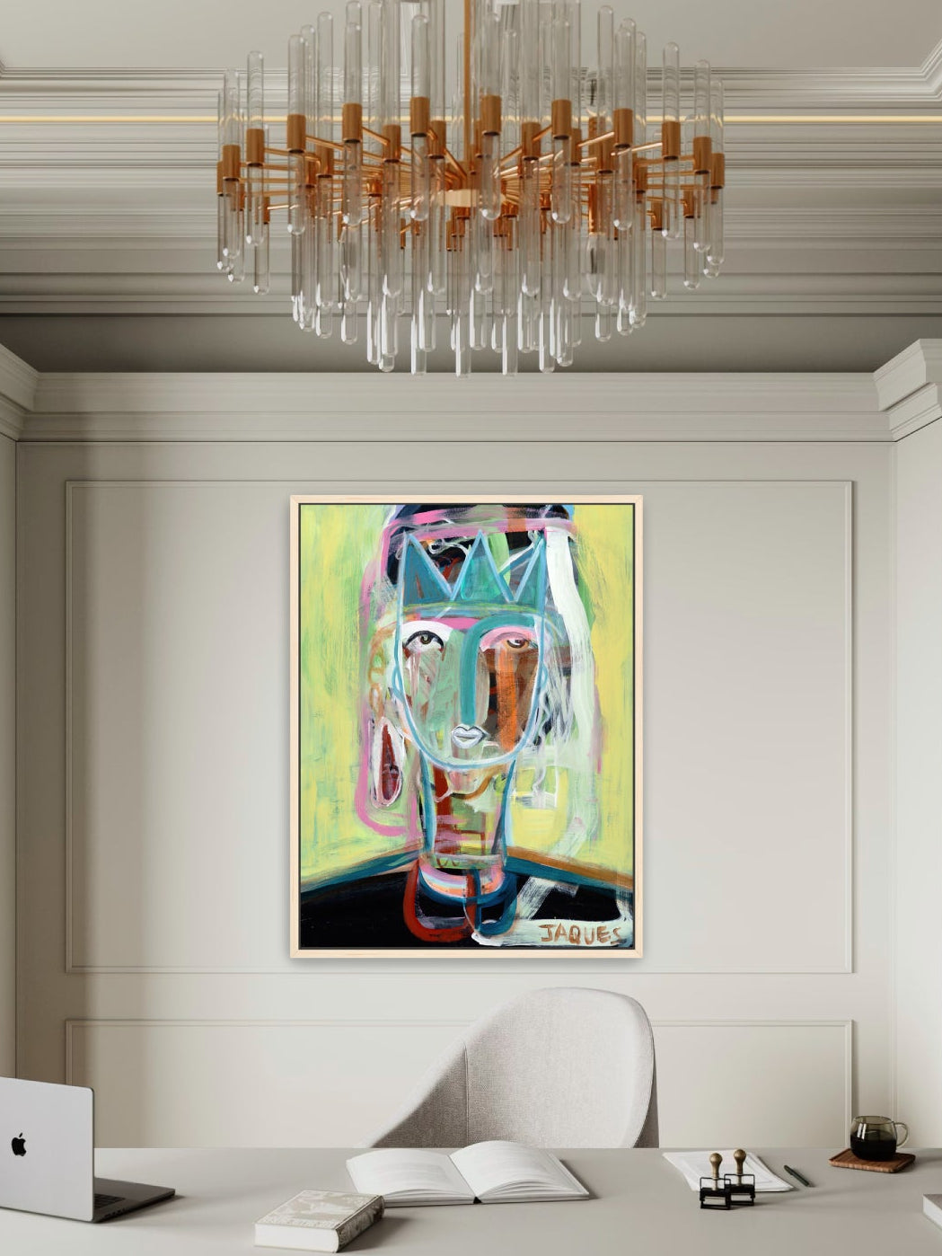 Antoinette - Framed Canvas Print