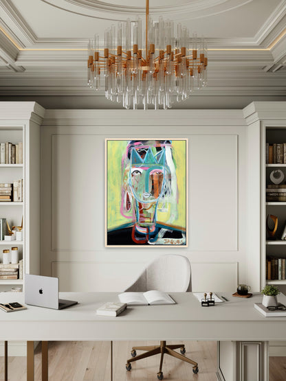 Antoinette - Framed Canvas Print