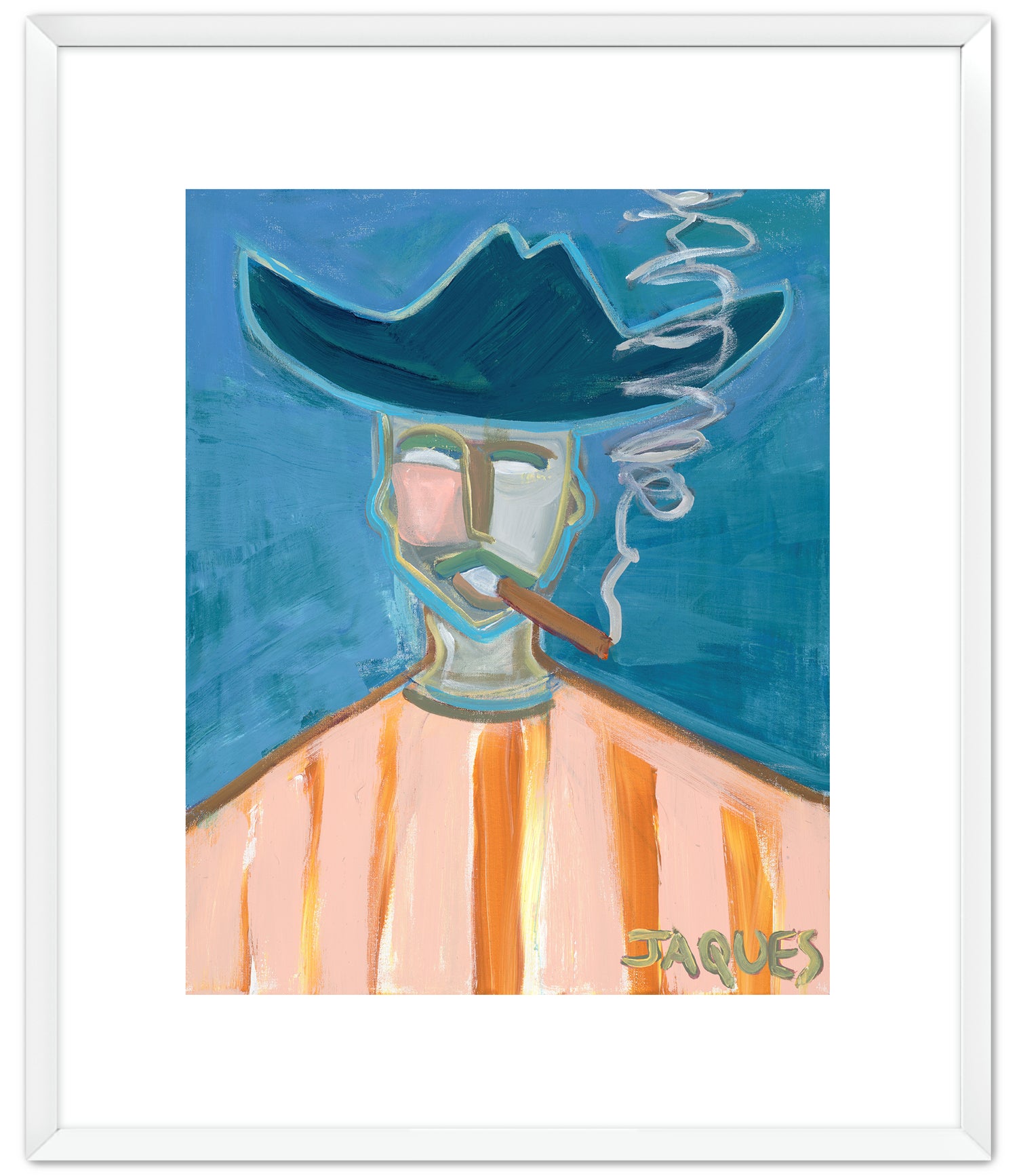 Badass Charlie - Framed Paper Print