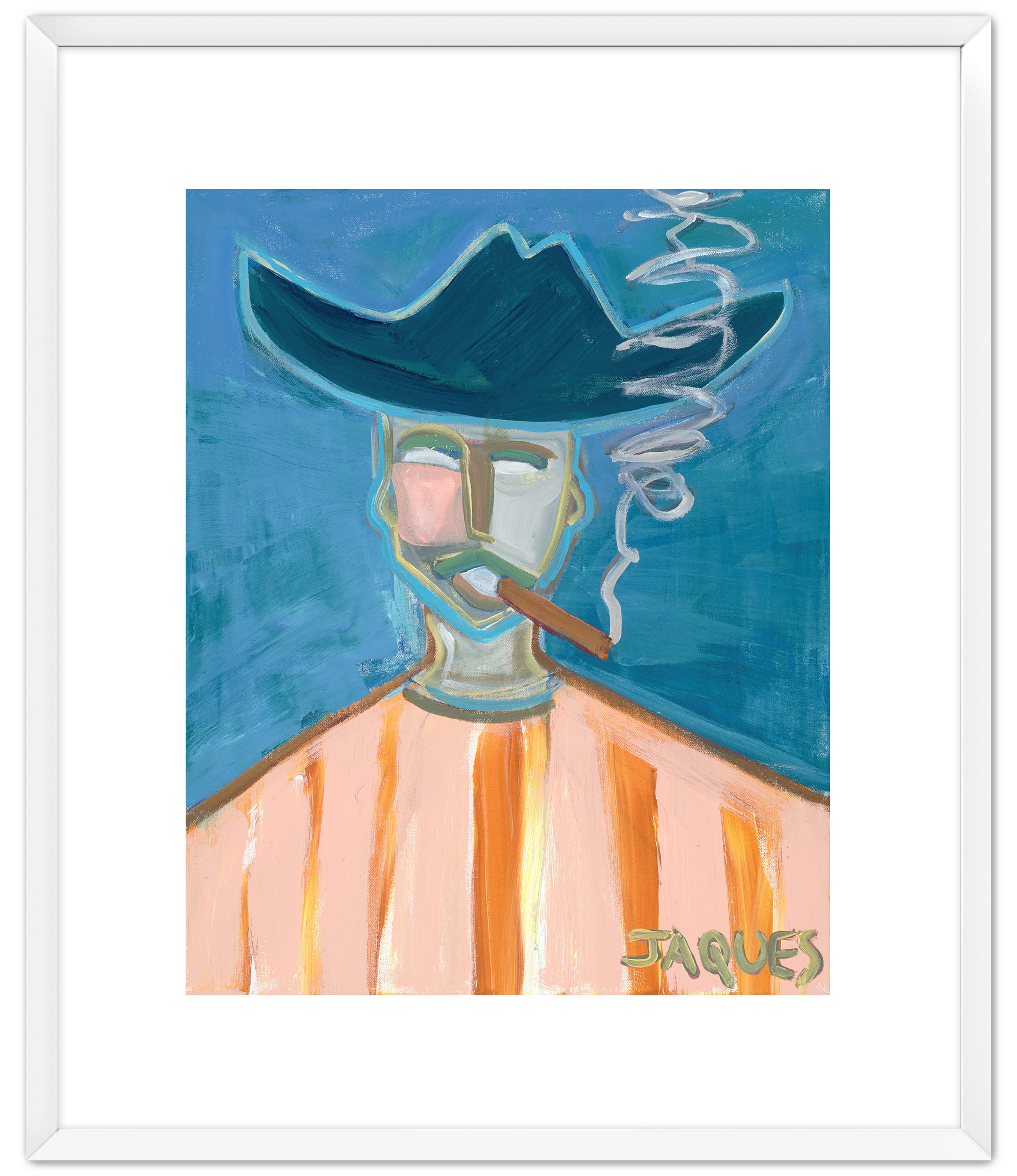 Badass Charlie - Framed Paper Print