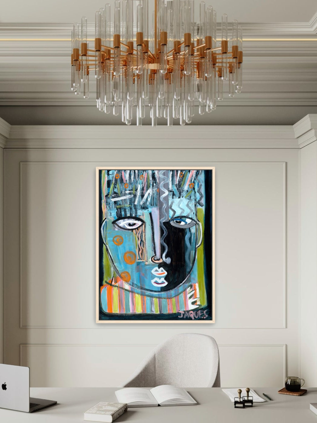 Out of the Jungle - Framed Canvas Print