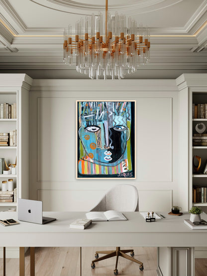 Out of the Jungle - Framed Canvas Print