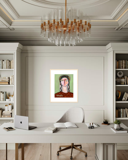 Priscilla - Framed Paper Print