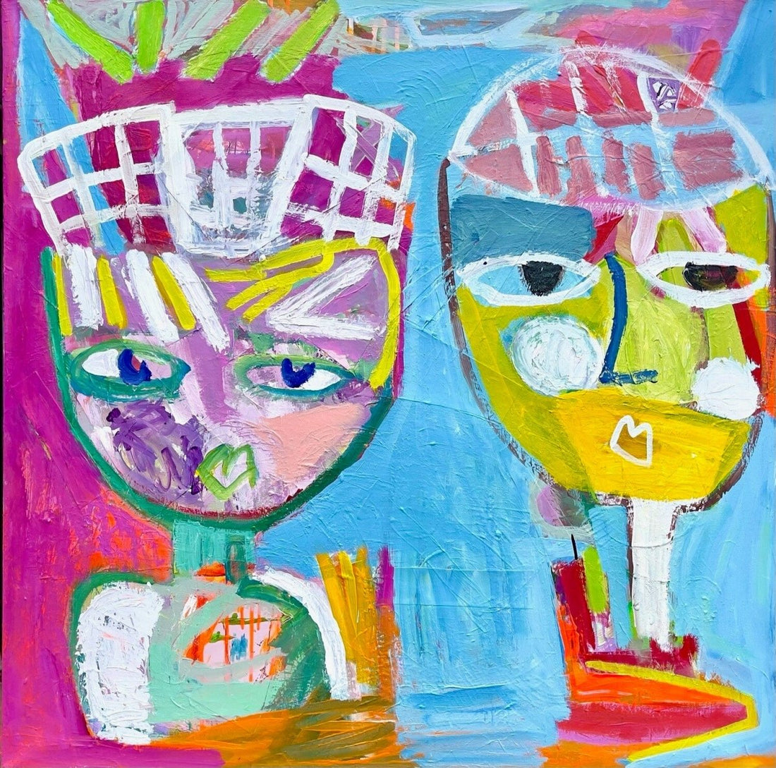 Lucy and Ethel 36x36SoldAleea Jaques